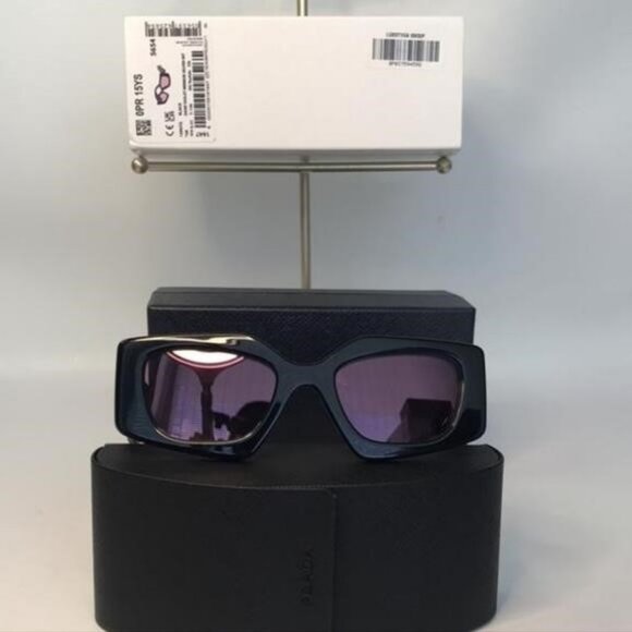 New Authentic PRADA PR15YS 1AB07Q Black/Violet 51 - 21 - 140 - Picture 7 of 9
